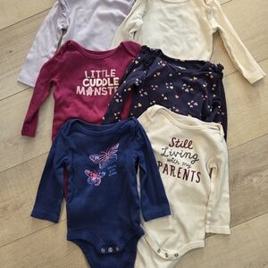 Joe Fresh Colorful Baby Bodysuits Set